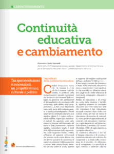 Continuità educativa e cambiamento