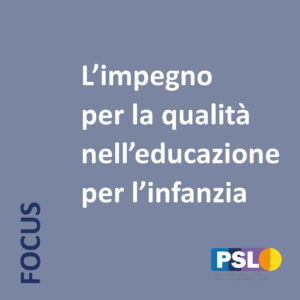 L’impegno per la qualità nell’educazione per l’infanzia